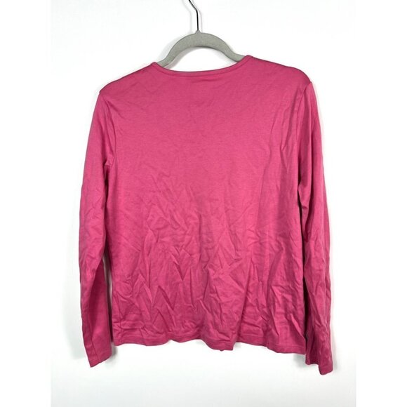 L.L. Bean long sleeve‎ pink top - Picture 5 of 6